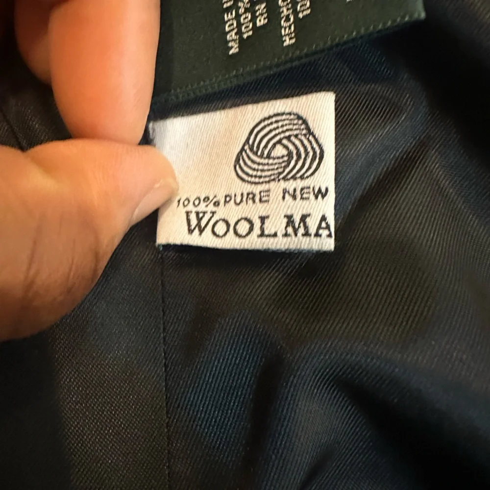 Vintage Ralph Lauren Navy Double-Breasted Wool Blazer Size Medium - Picture 13 of 16